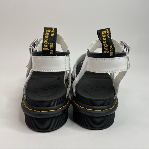 Doc Dr. Martens Blaire Platform Sandal “Patent White” 2023 - Picture 4 of 5